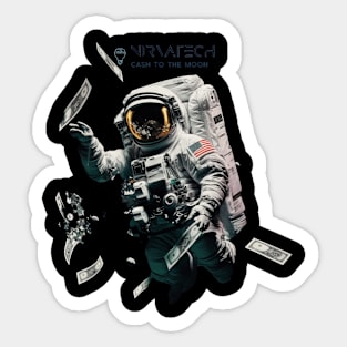 SpaceCash Astronaut Sticker